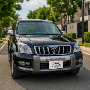 Toyota Land Cruiser Prado VX Rental Yaoundé L & D Automobile black exterior side - luxury 4x4